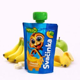 Hello Ovocná svačinka s banány 100g